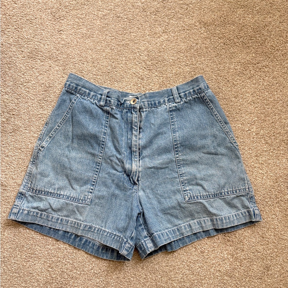 Willi Smith Blue Jean Shorts for Women